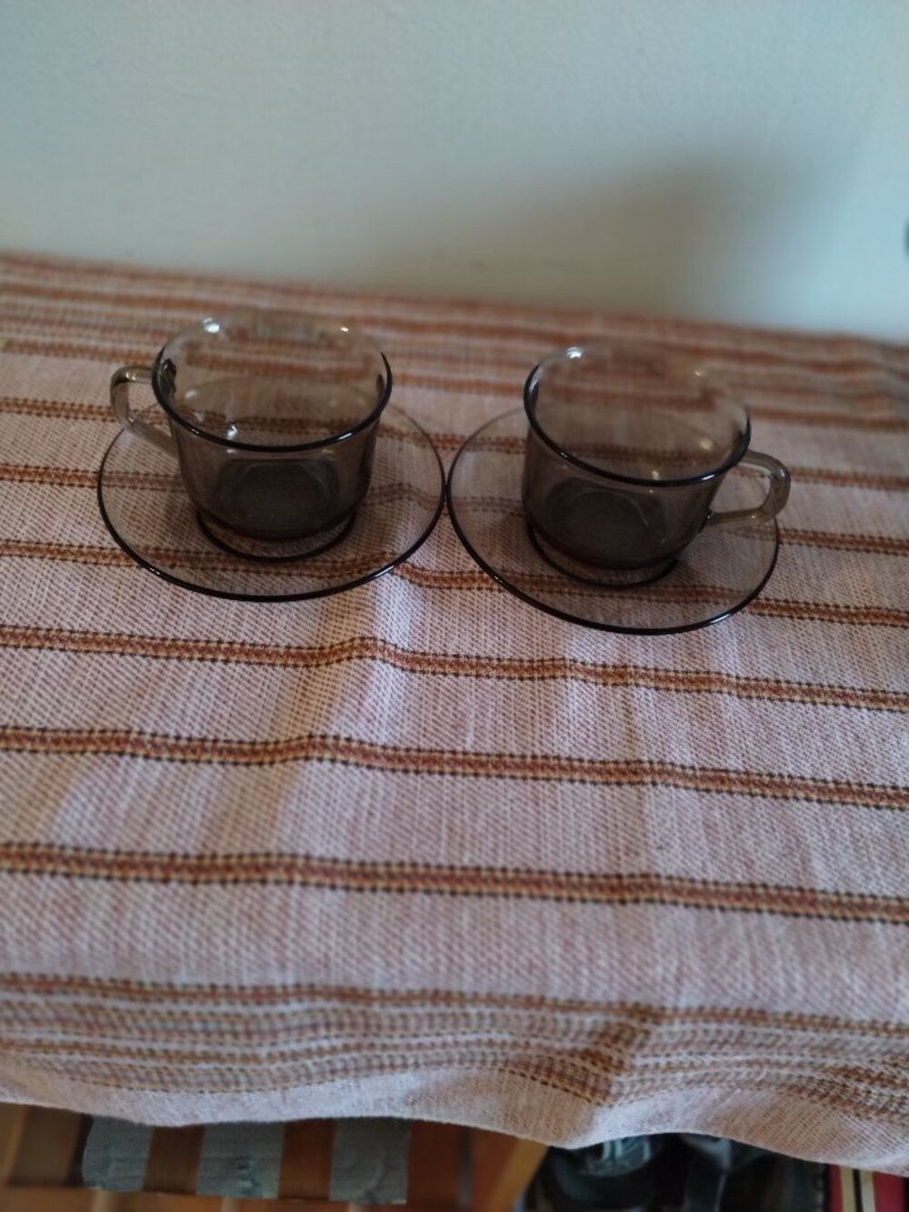 Arcoroc cup and saucer set